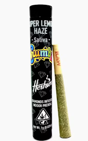 Photograph of product: CRUMBZ | Super Lemon Haze | Infused Preroll | 1g