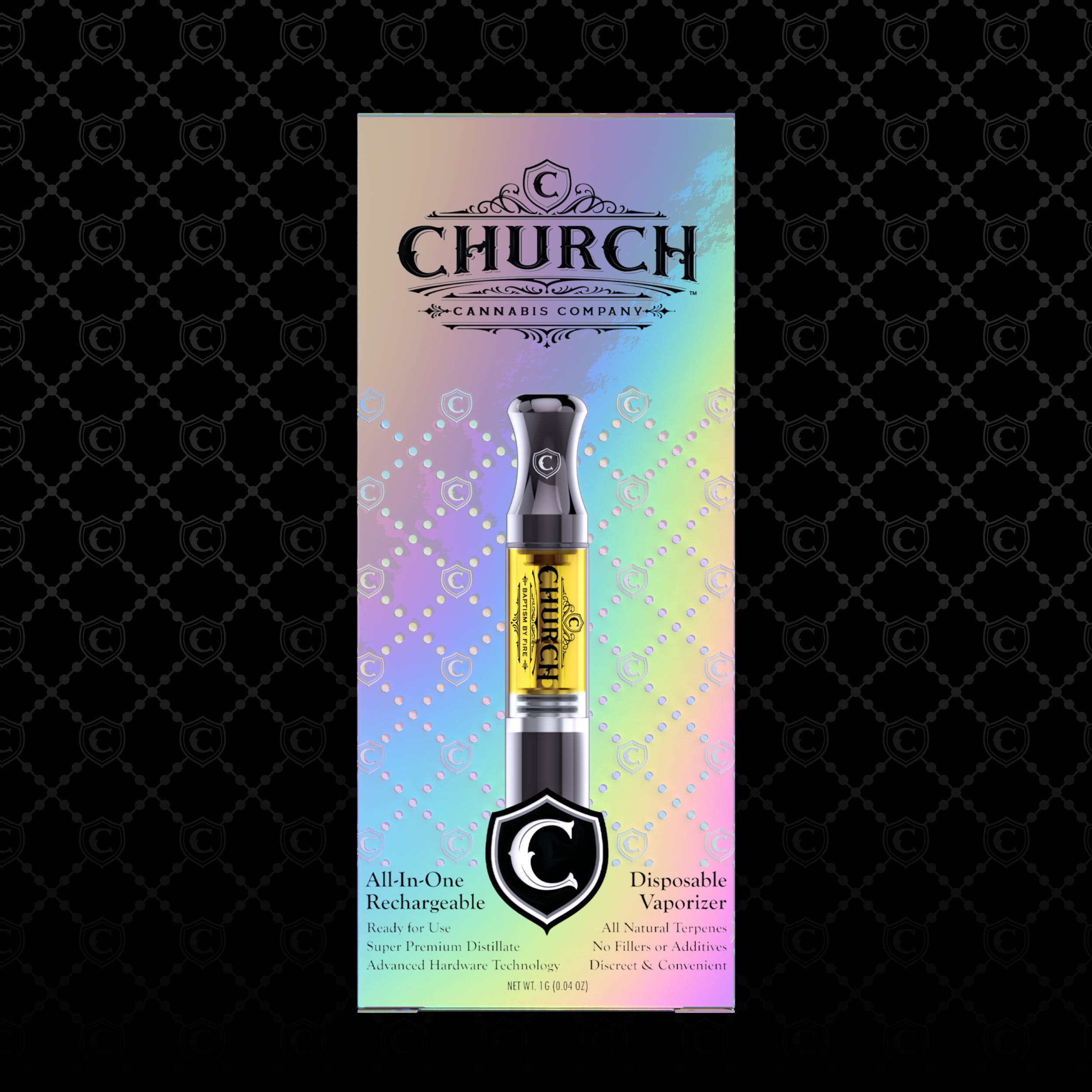 Photograph of product: CHURCH | Vape Cartridge | Live Resin | Blue Dream