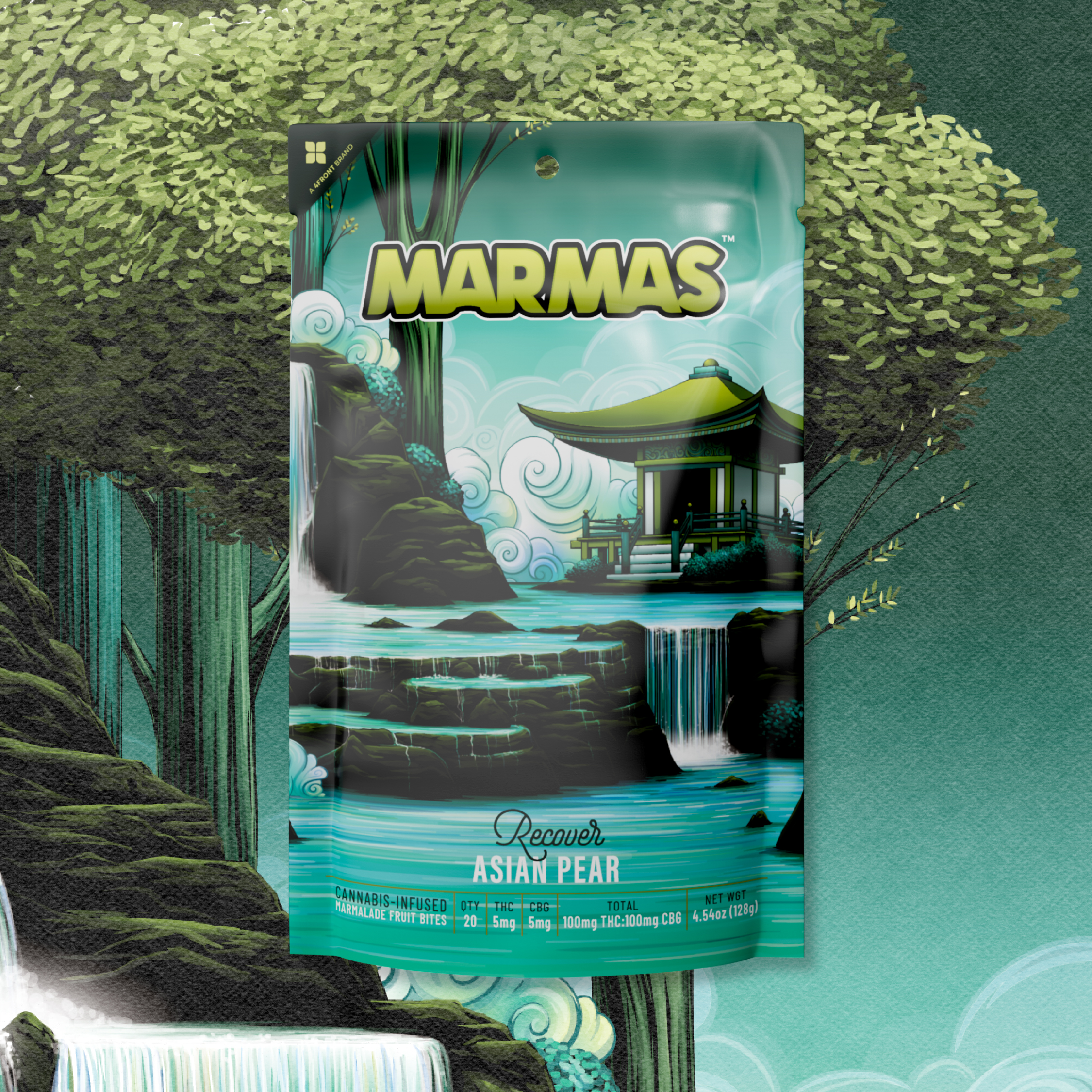 Photograph of product: Gummies | Marmas | Asian Pear 1:1 | CBG:TH-oui | 20pk