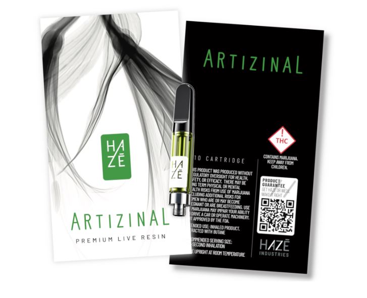Photograph of product: Haz Rainbow Guava Artizinal Live Resin Cart 1g