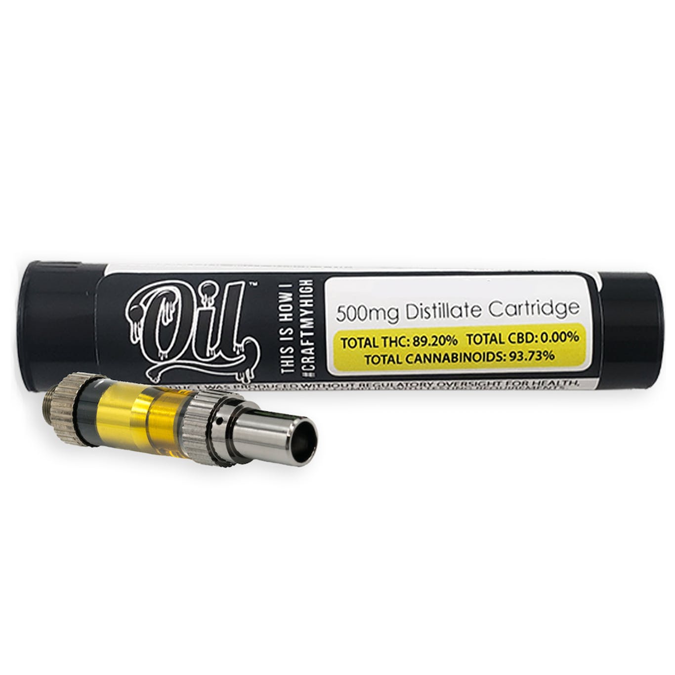 Photograph of product: Oil Cartridge by Craft - Green Skunk (1000mg)