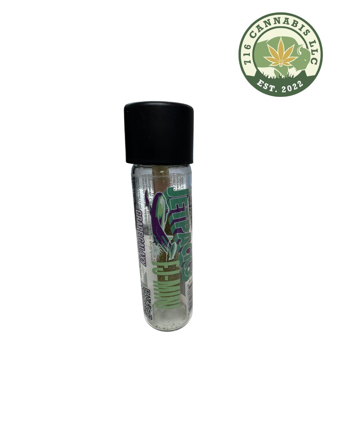 Photograph of product: Jetpacks | Grape Galaxy FJ-Mini Infused Pre-Roll (Oui'd)
