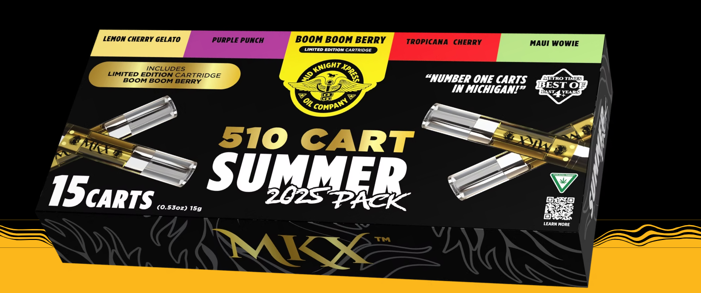 Photograph of product: MKX - Cartridge 1g - 15pk - Summer Variety Pack