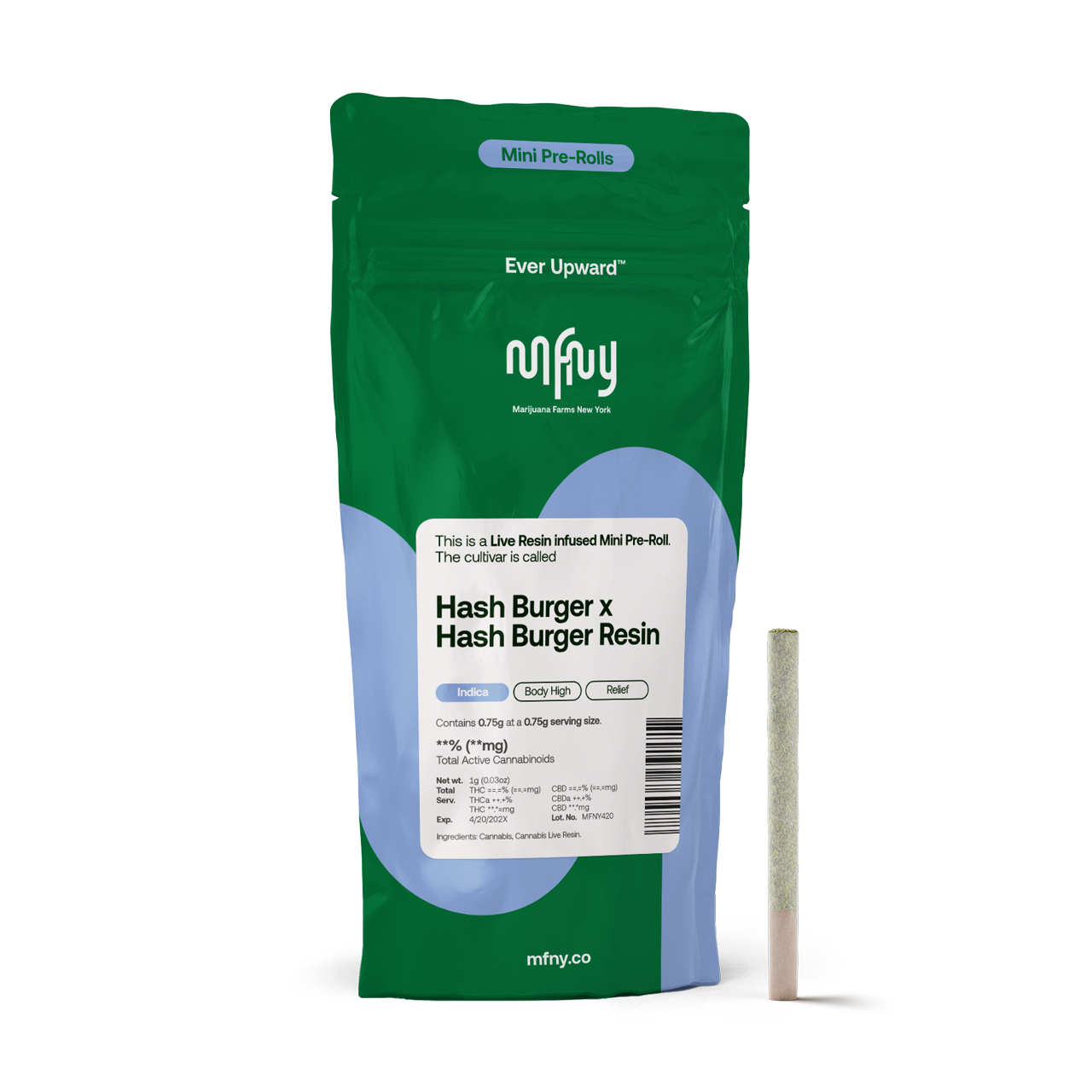 Photograph of Product: Hash Burger | Infused w/ Hash Burger Resin Pre-roll