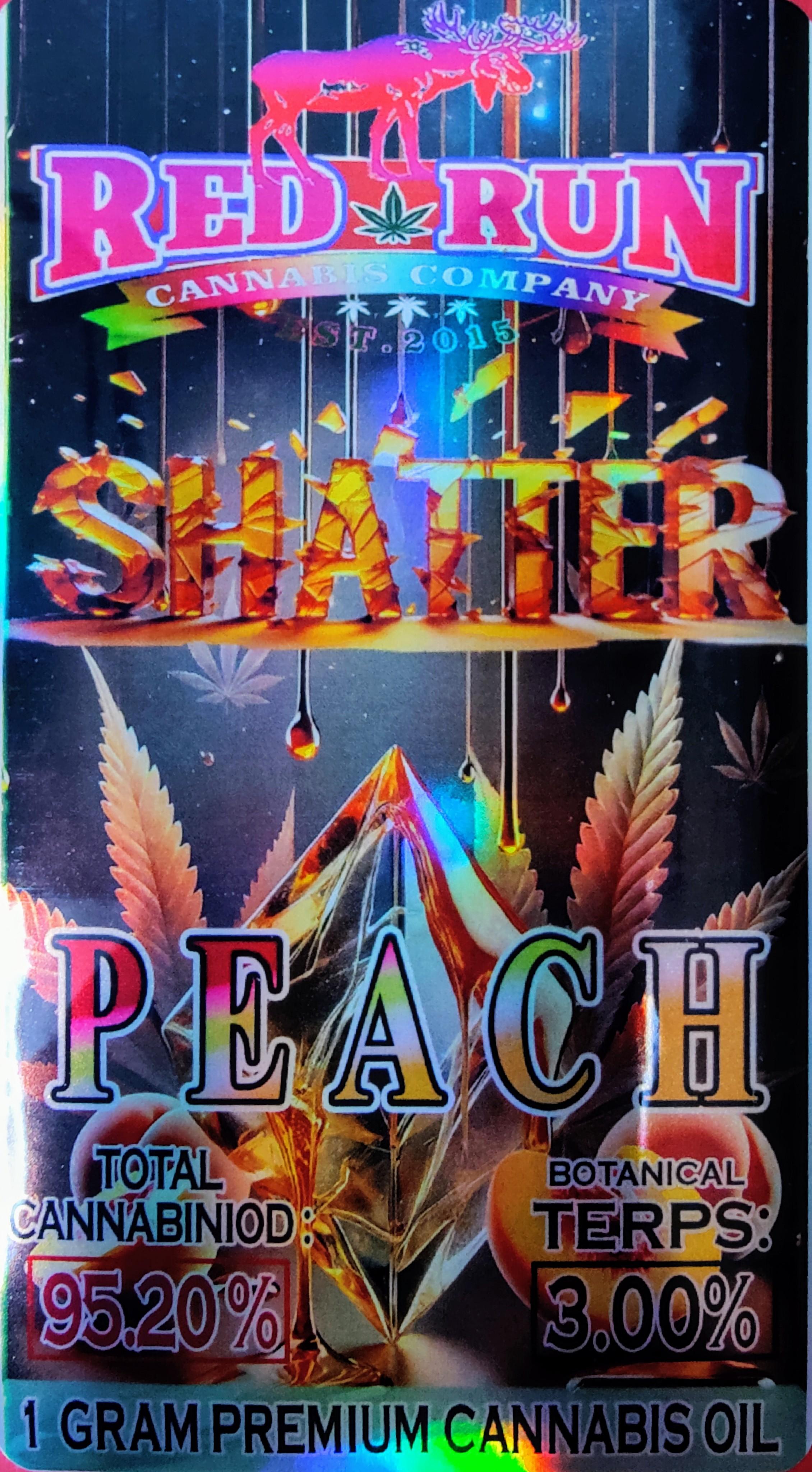 Photograph of product: Shatter - Peach