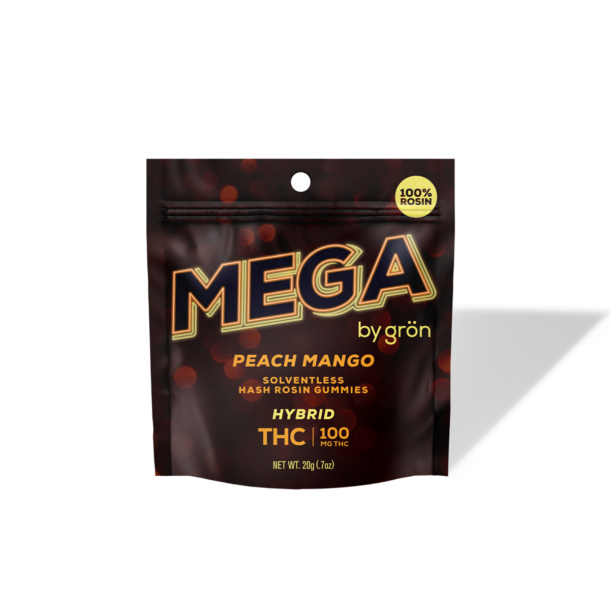 Photograph of product: Grn - MEGA Rosin - Peach Mango (H) (100mg)