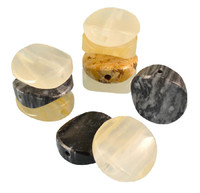 Photograph of product: Onyx Smoke Stone | 1.5" | Styles Vary