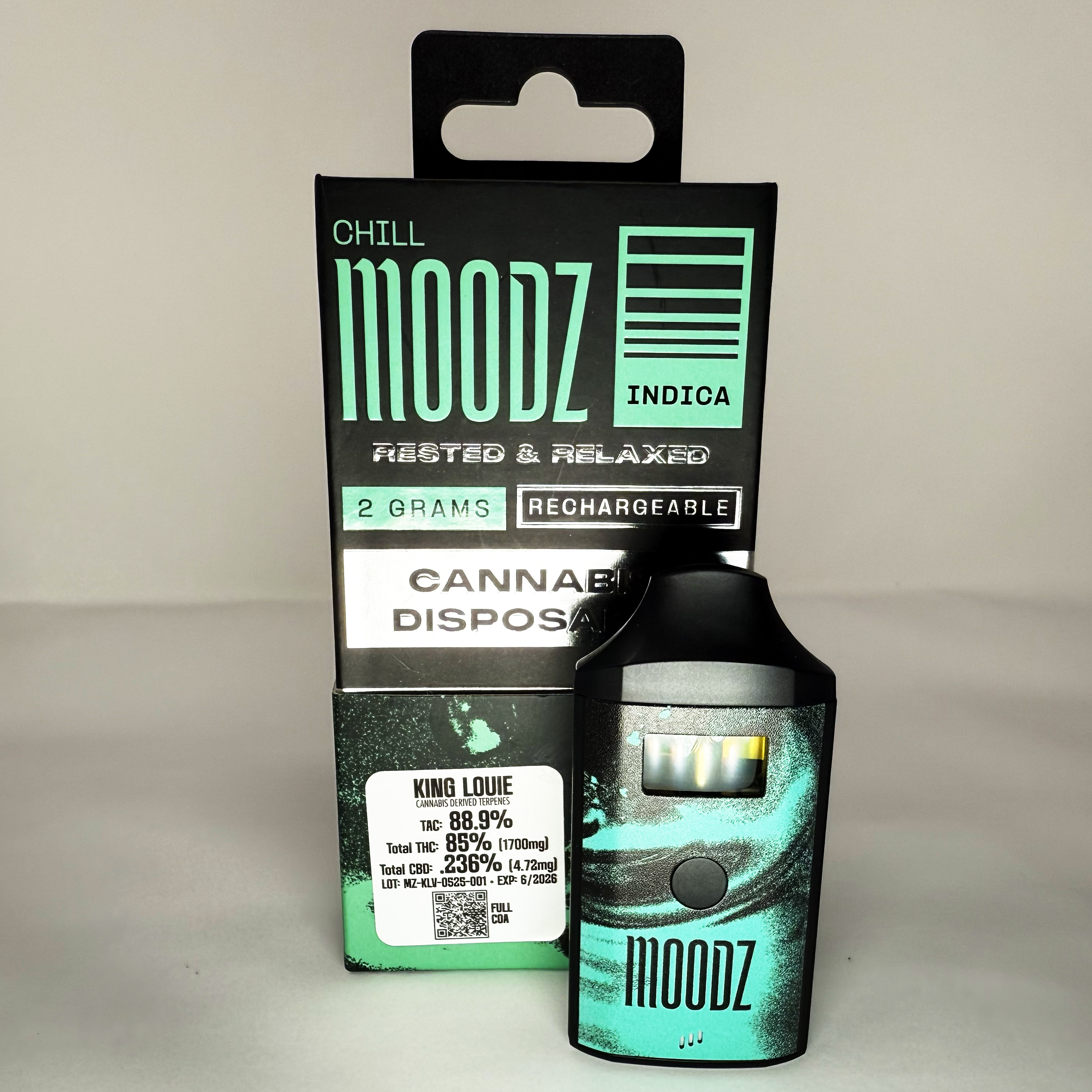 Photograph of product: Moodz | King Louie AIO | 2g