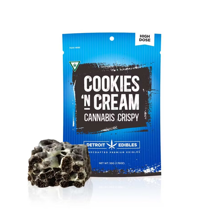 Photograph of product: Cookies 'N Cream Crispy, 200mg