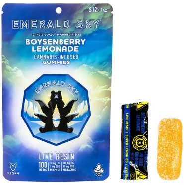 Photograph of product: Boysenberry Lemonade [I] - 100MG Live Resin Gummies 10PK