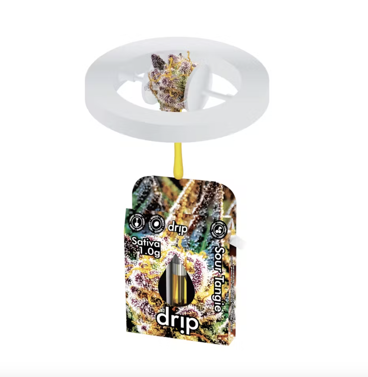 Photograph of product: Drip: Sour Tangie 1G Cartridge (S)