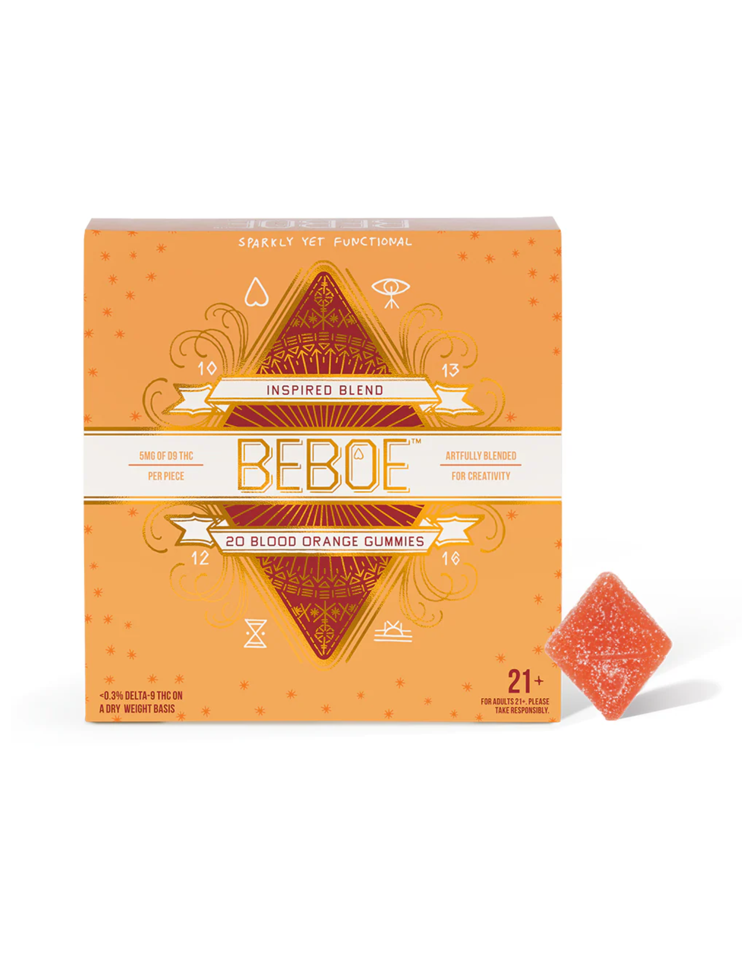 Photograph of product: Inspired Blood Orange - Beboe Gummy