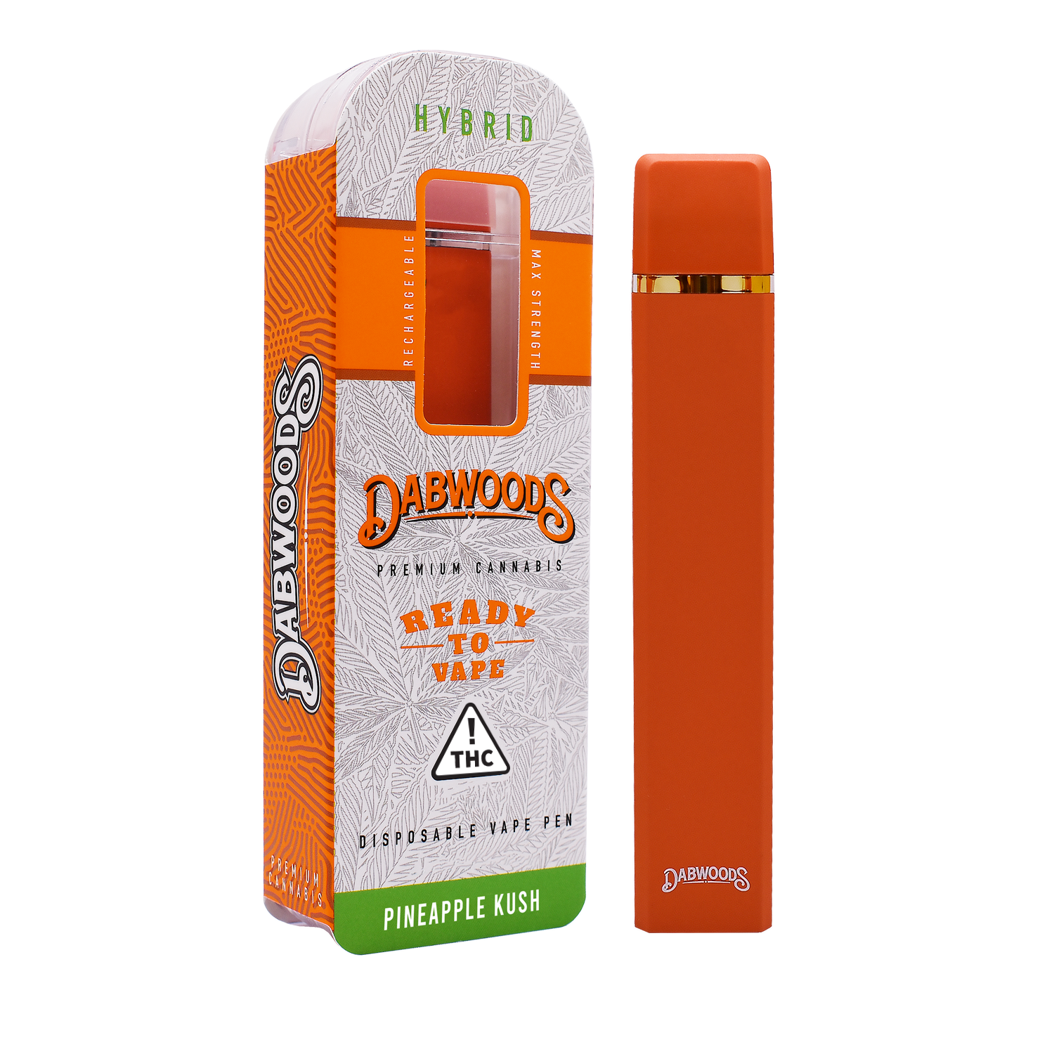 Photograph of product: Dabwoods Pineapple Kush (H) Disposable 0.8g