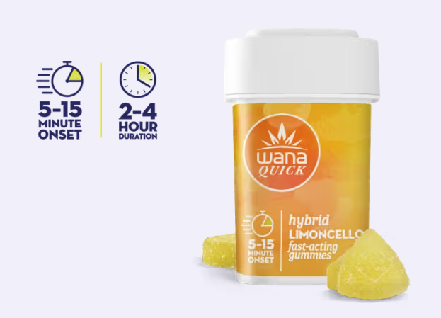 Photograph of product: Limoncello Fast Acting Gummies | 100mg - Wana