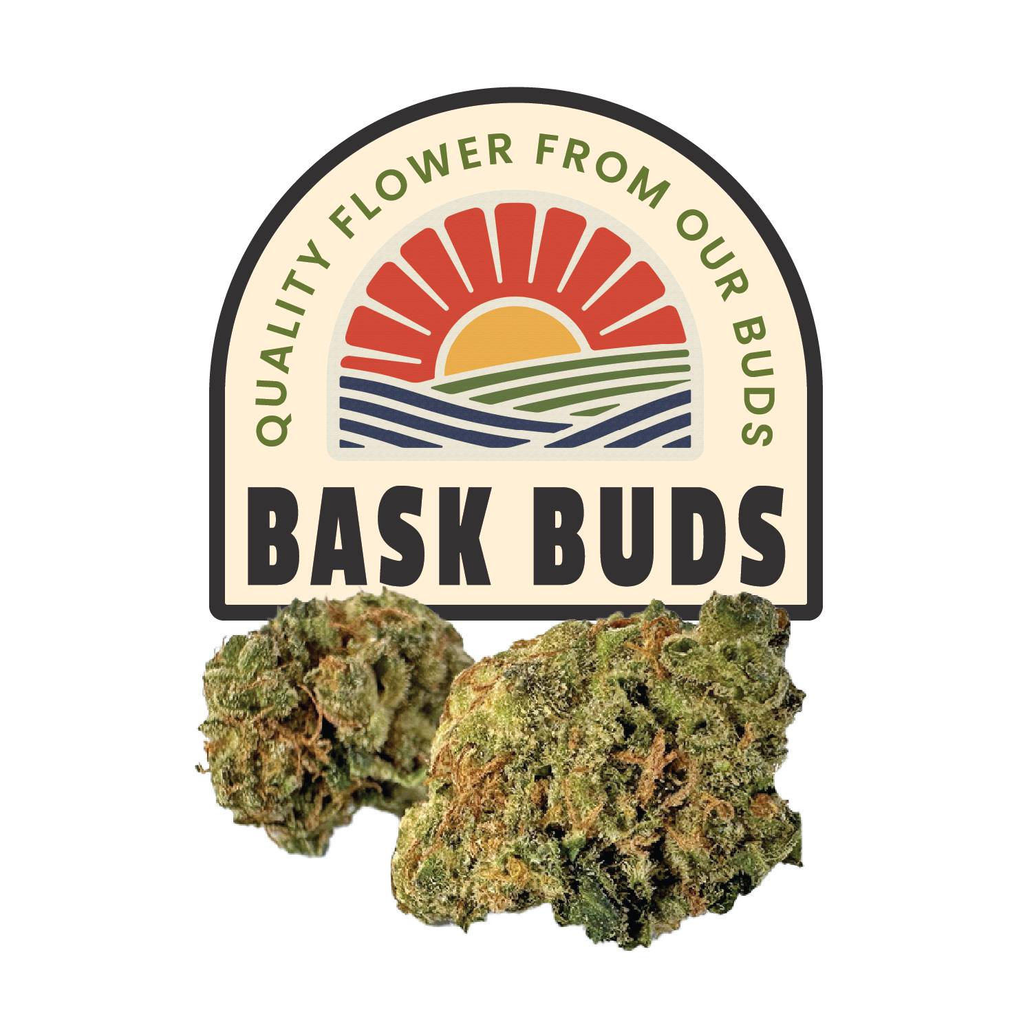 Photograph of product: Bask Buds Lemon Cherry Gelato - 3.5g