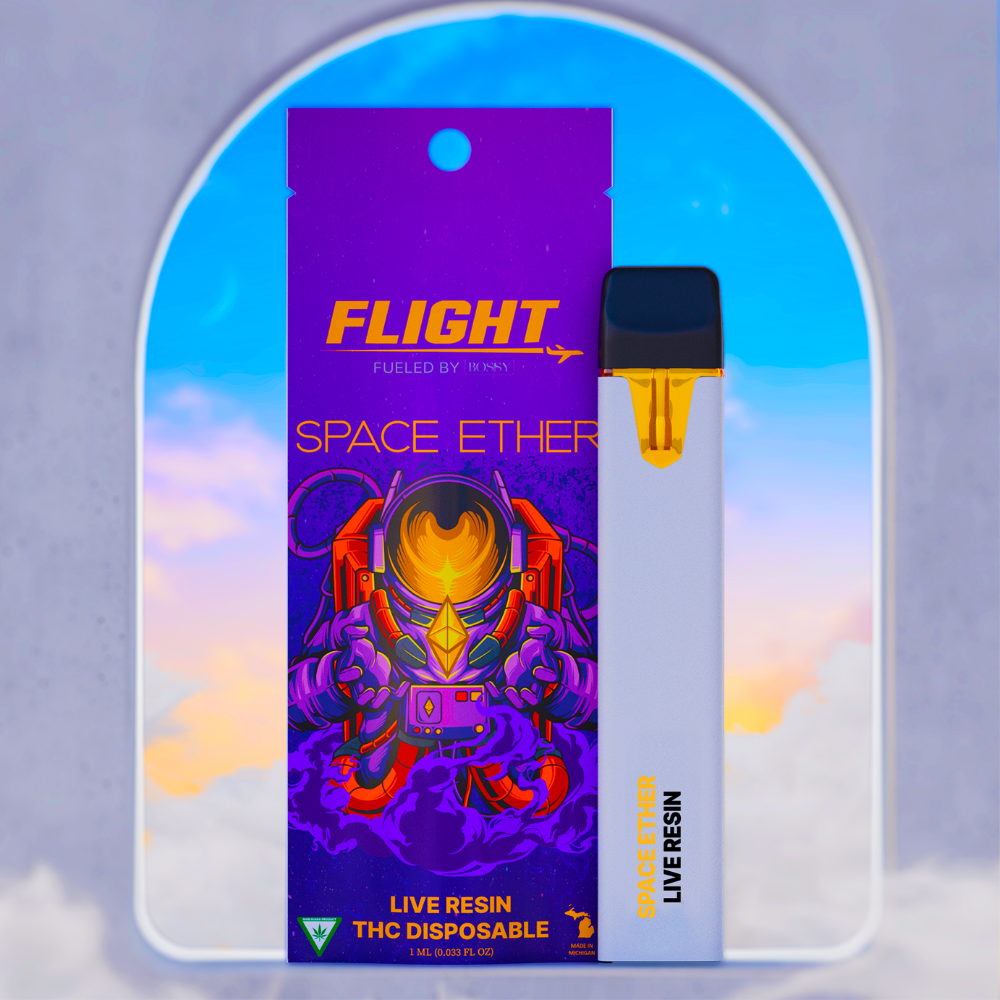 Photograph of product: Flight - Live Resin Disposable - Space Ether