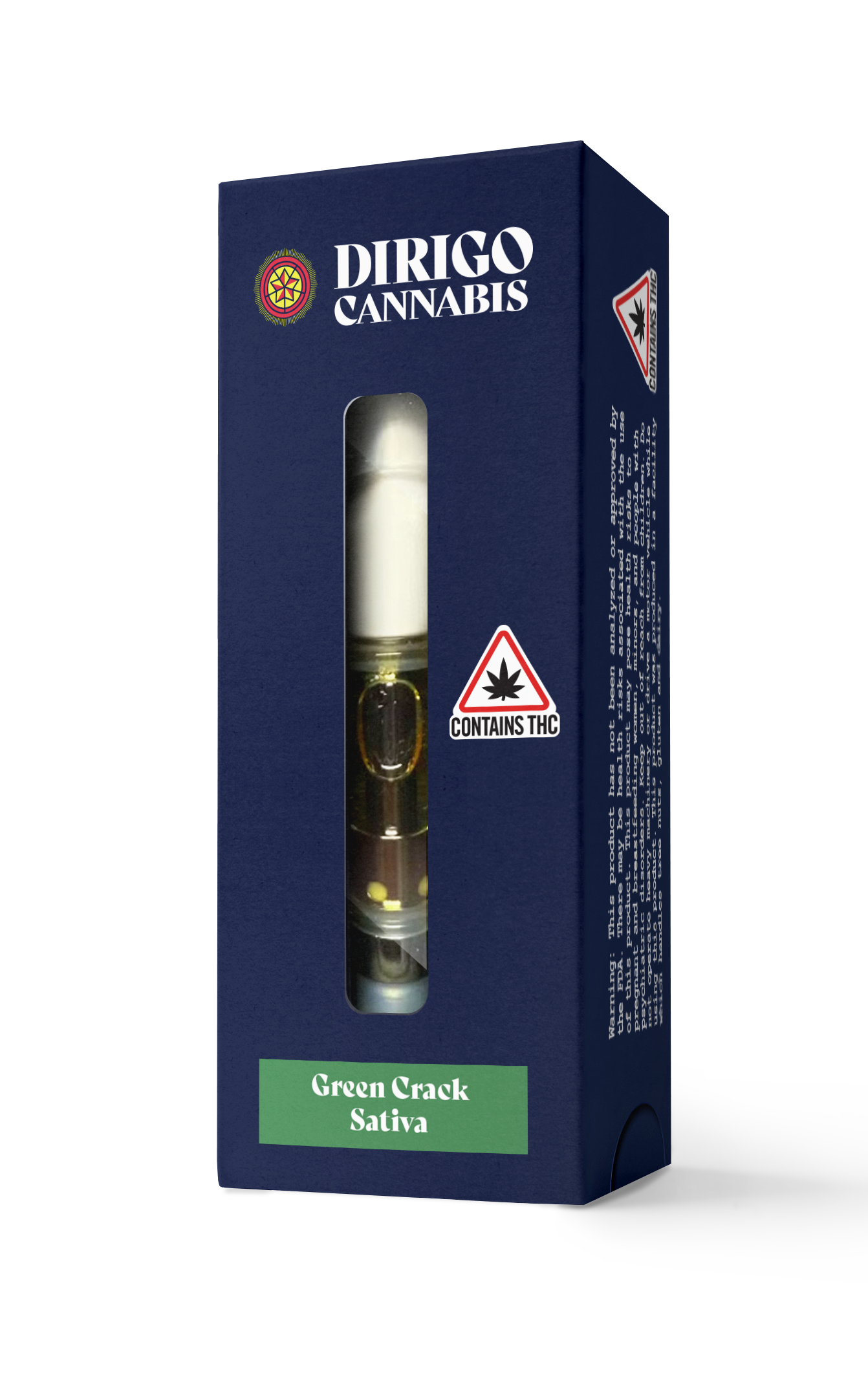 Photograph of product: Dirigo Oui'd- Zskittlez Distillate Cart