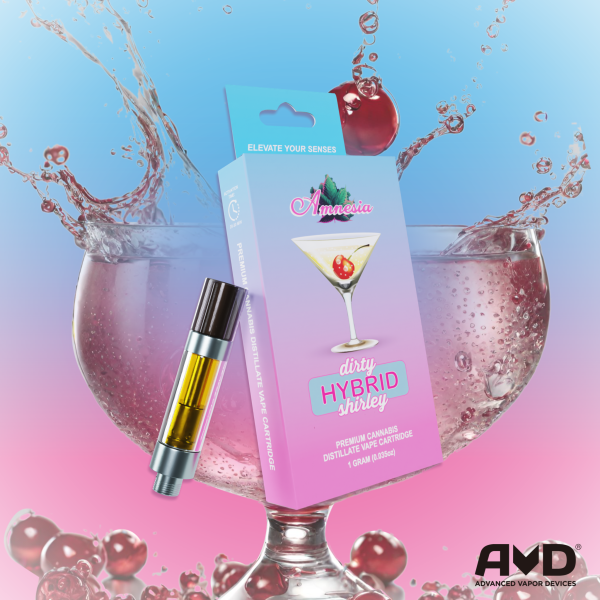 Photograph of product: Amnesia - Dirty Shirley Cartridge 1g