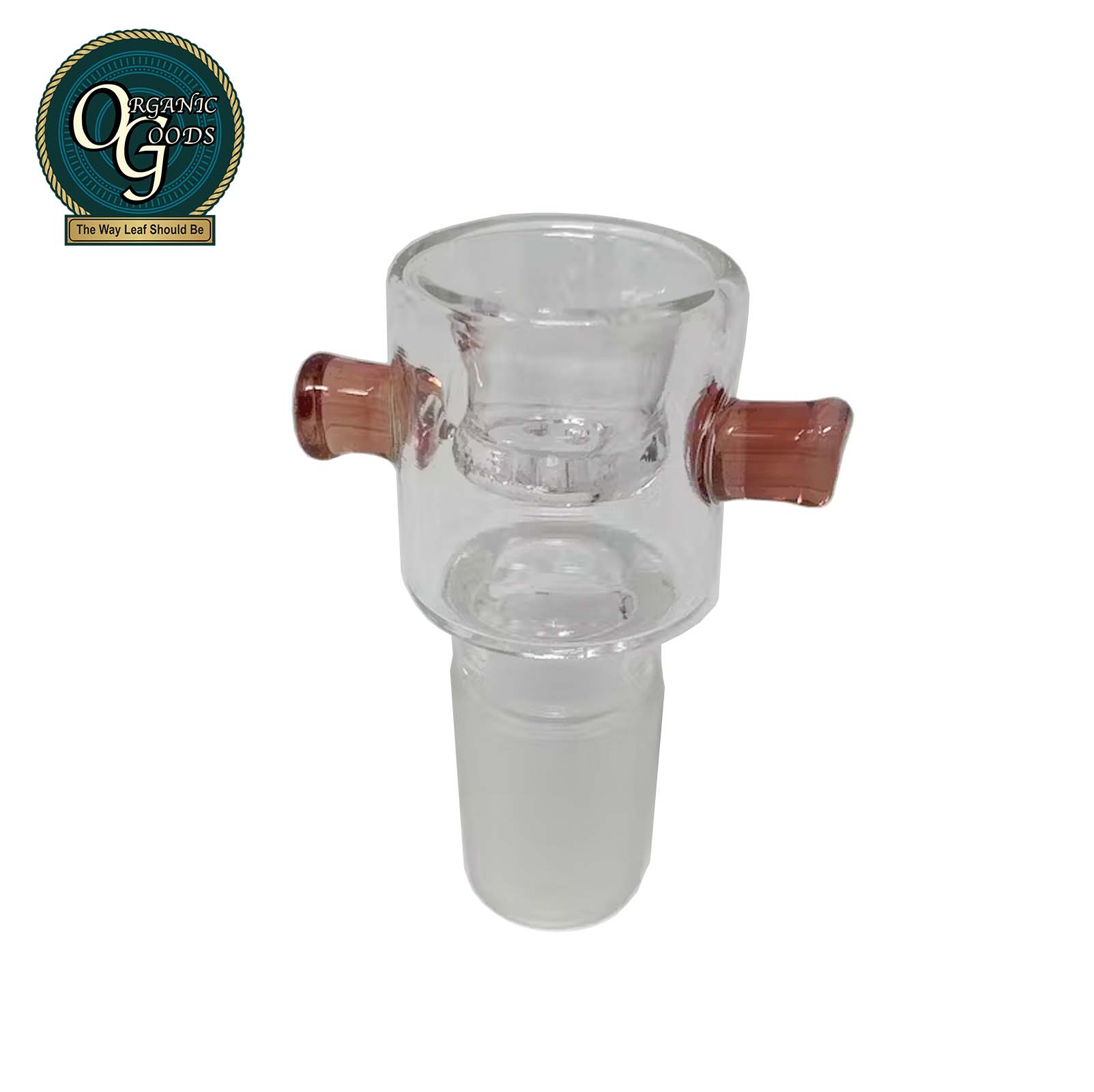 Photograph of product: 18mm Glass Bowl w/ Peach Nobs