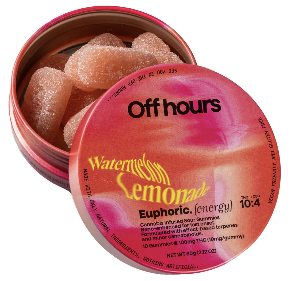 Photograph of product: C11 | "Euphoric" Watermelon Lemonade Gummies | Off Hours