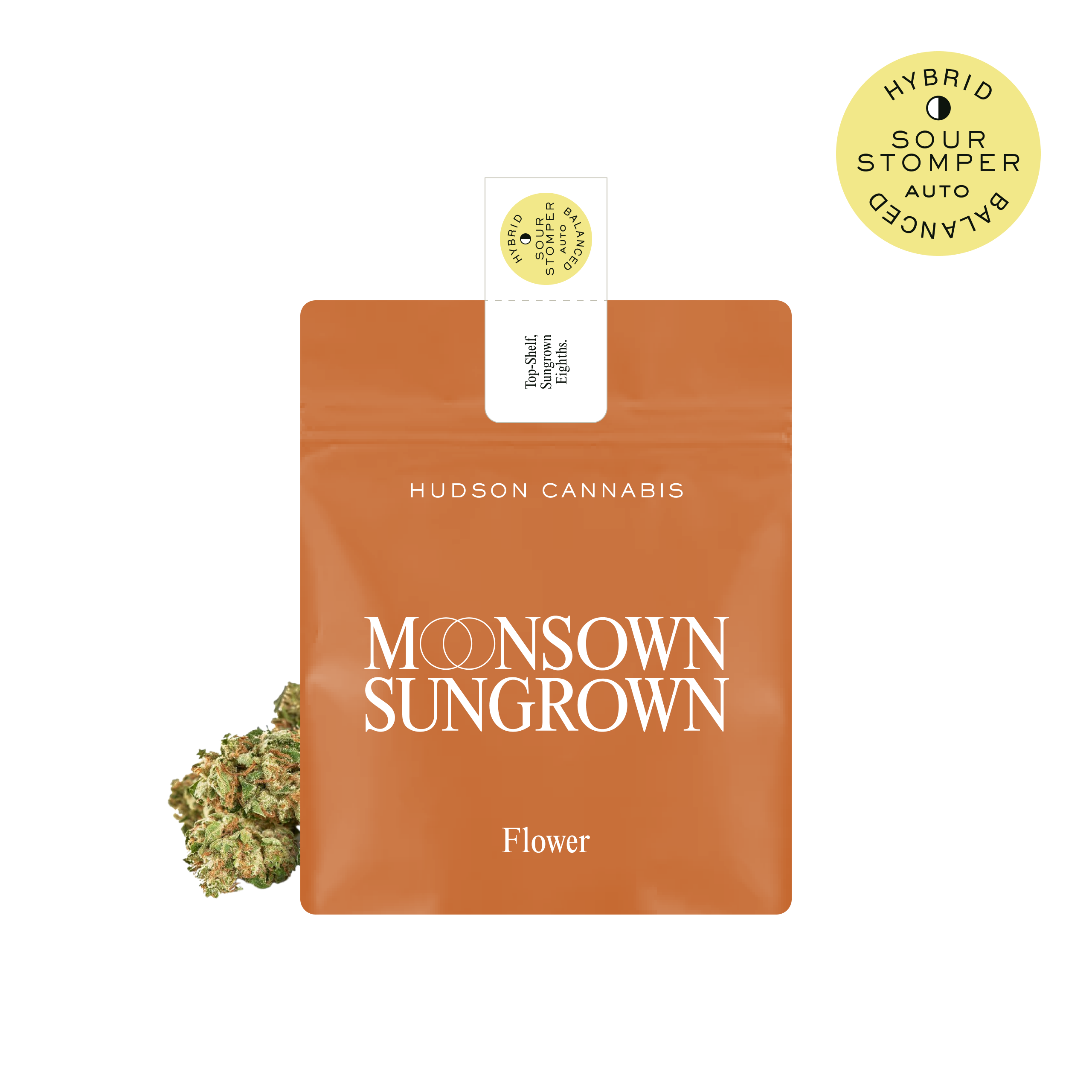 Photograph of product: Hudson Oui'd - Sour Stomper - Flower - 3.5g