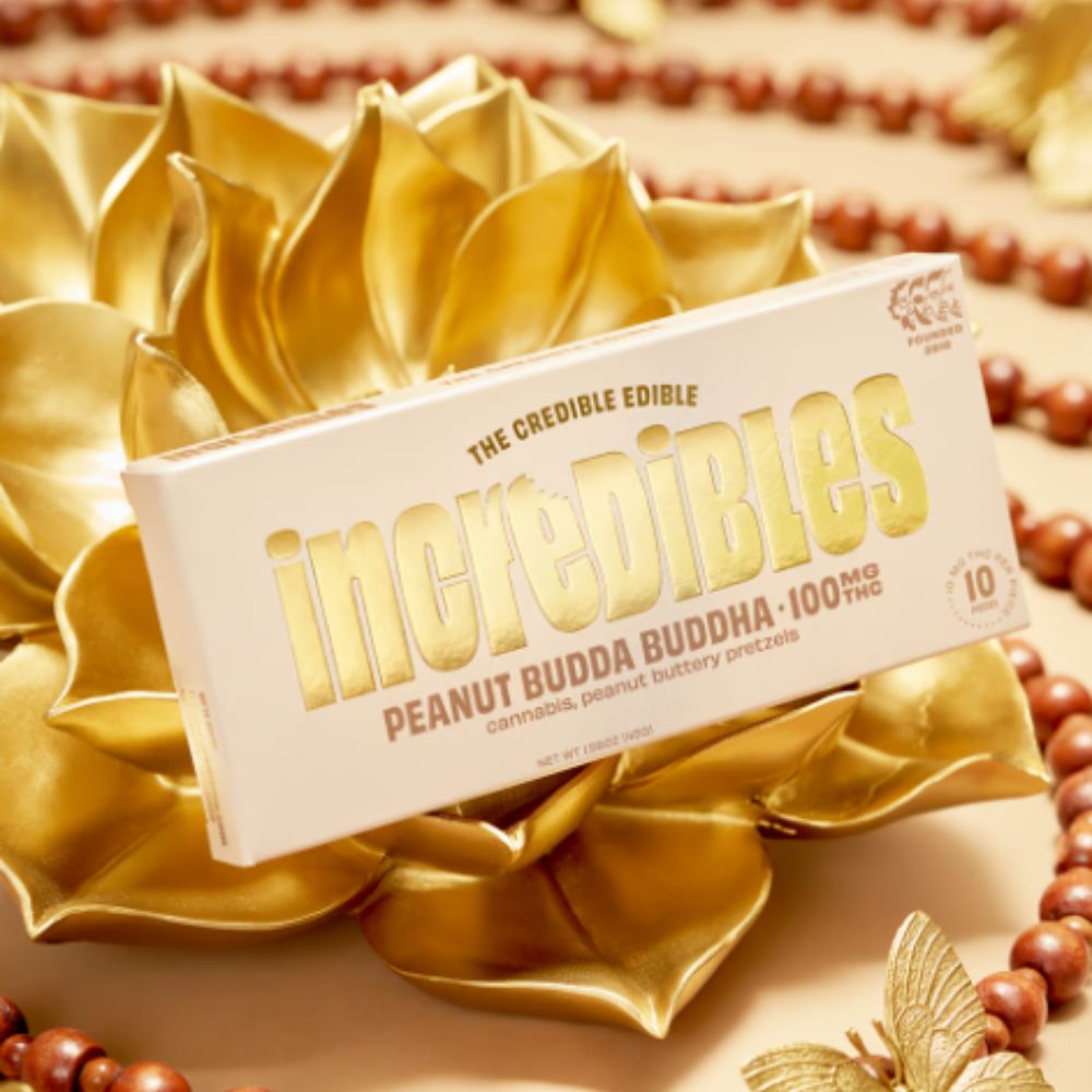 Photograph of product: Incredibles | Peanut Budda Buddha Chocolate Bar | 100mg