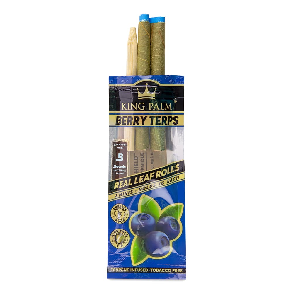 Photograph of product: King Palm Cones - Blue Grape - Mini - 2pk