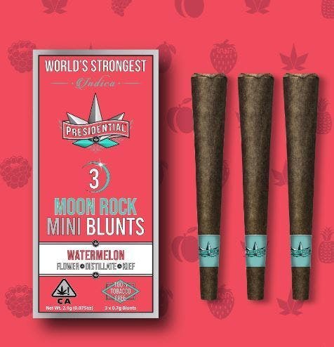 Photograph of product: Moon Rock Mini Strawberry 3pk