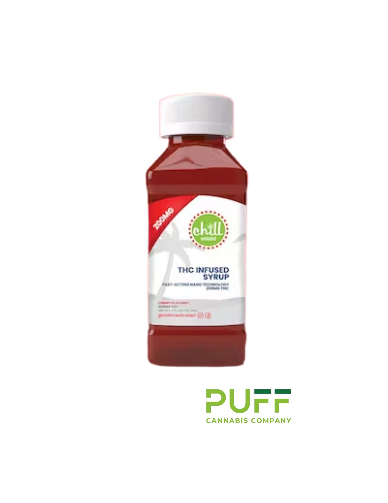 Photograph of product: Chill Medicated | 200mg Syrup | Cherry