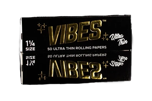 Photograph of product: VIBES - Papers - 1 1/4 Size - Ultra Thin - 50pk
