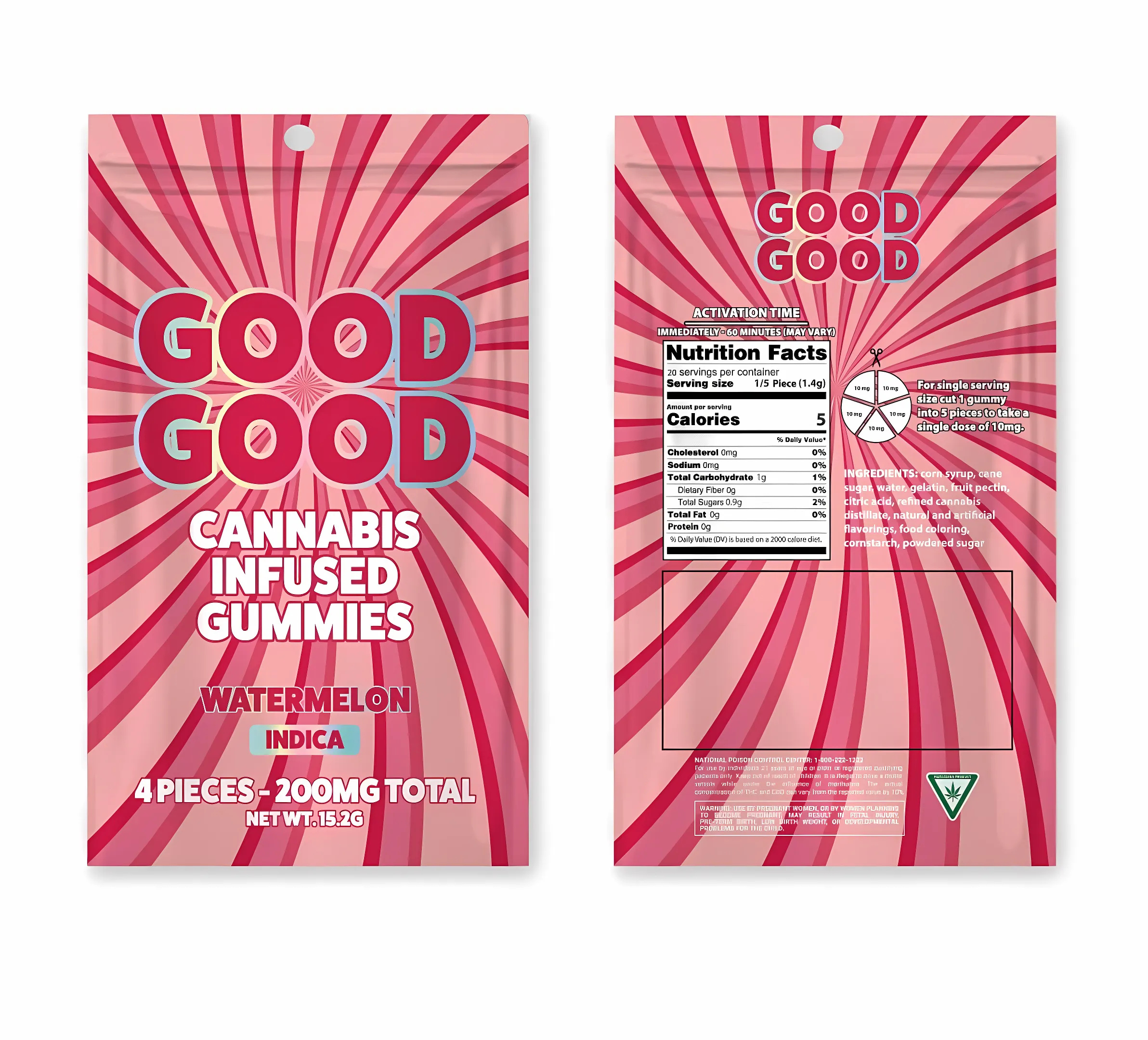 Photograph of product: Good Good- Watermelon- 200mg