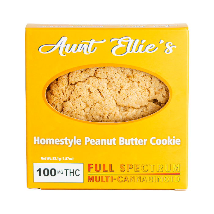 Photograph of product: Aunt Ellies Peanut Butter Cookie (100mg)