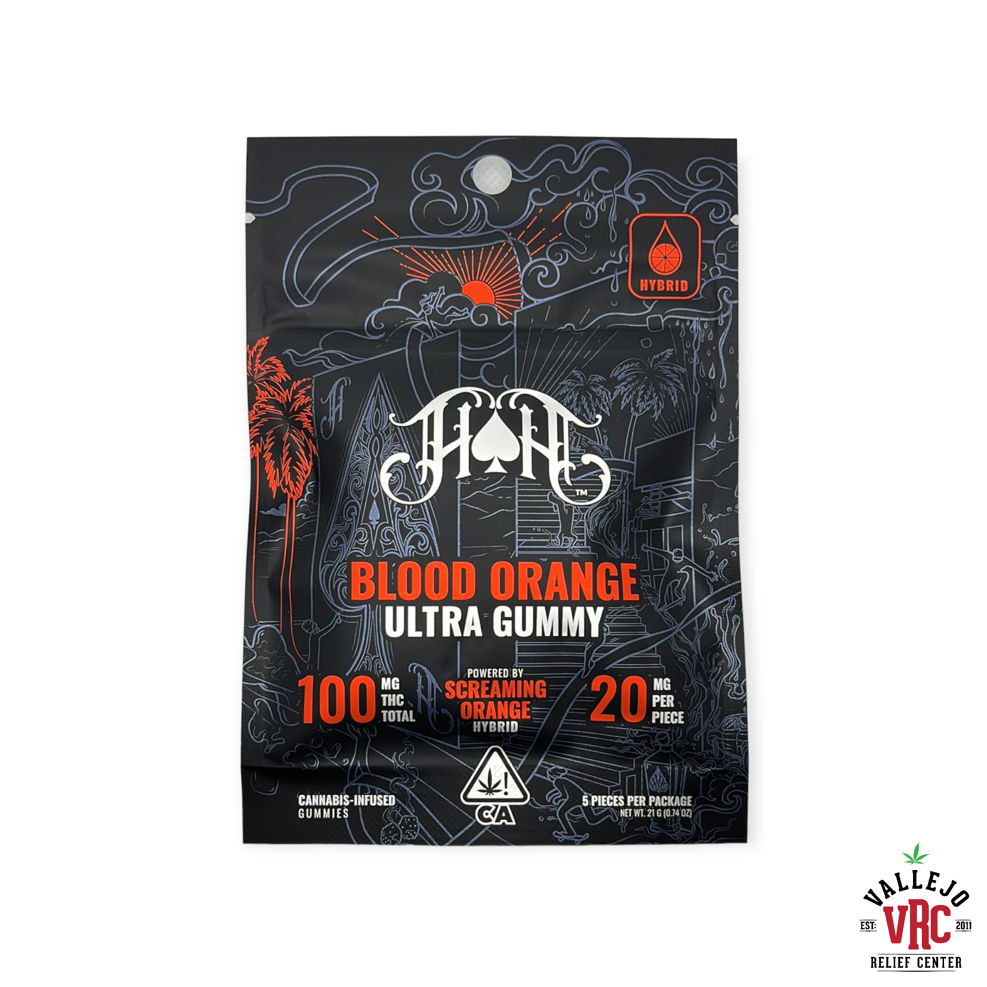 Photograph of product: BLOOD ORANGE  GUMMY