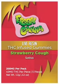 Photograph of product: FRESH CANNA | STRAWBERRY COUGH - LIVE RESIN GUMMIES | 200MG | Oui'd