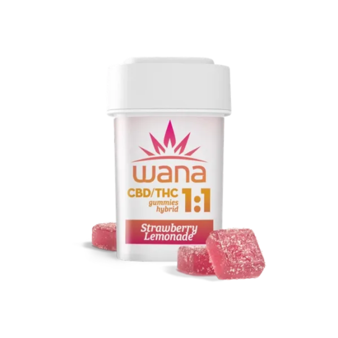 Photograph of product: Wana | Strawberry Lemonade (H) | Gummies | 10pc | 100mg