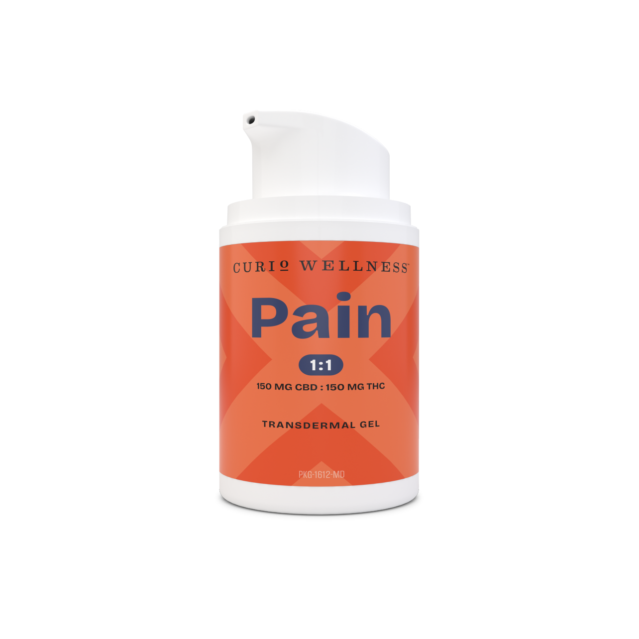 Photograph of product: Pain 1:1 (TH-oui:CBD) Transdermal Gel - 150mg