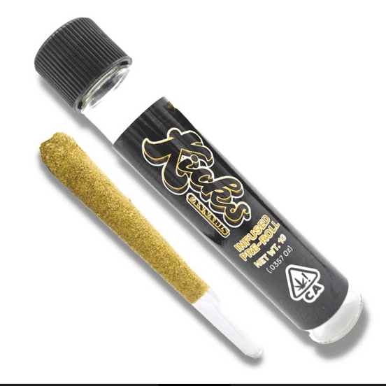 Photograph of product: Kicks Infused Pre-roll Sunset Cookies 1g - 