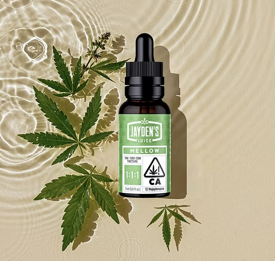 Photograph of product: Jayden's Juice   1:1:1 Mellow Tincture 30ml   361 Mg