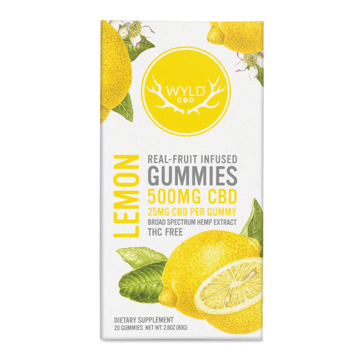 Photograph of product: WYLD | Lemon Hemp Gummies | 20pk