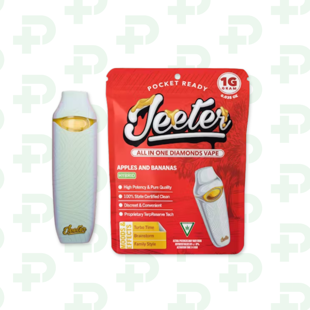 Photograph of product: Jeeter Liquid Diamond Disposable - Apples & Bananas