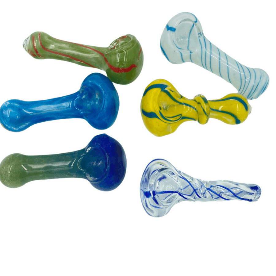 Photograph of product: 2.5" Assorted Bulk Glass Hand Pipes