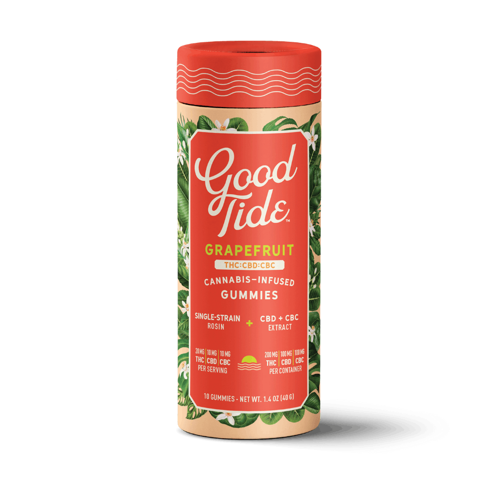 Photograph of product: Good Tide by Wyld - Grapefruit - 200mg 2:1:1 TH-oui:CBD:CBC