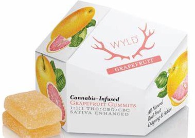 Photograph of product: Gummies | 1:1:1 Grapefruit TH-oui/CBG/CBC  | 10x 10mg:10mg:10mg