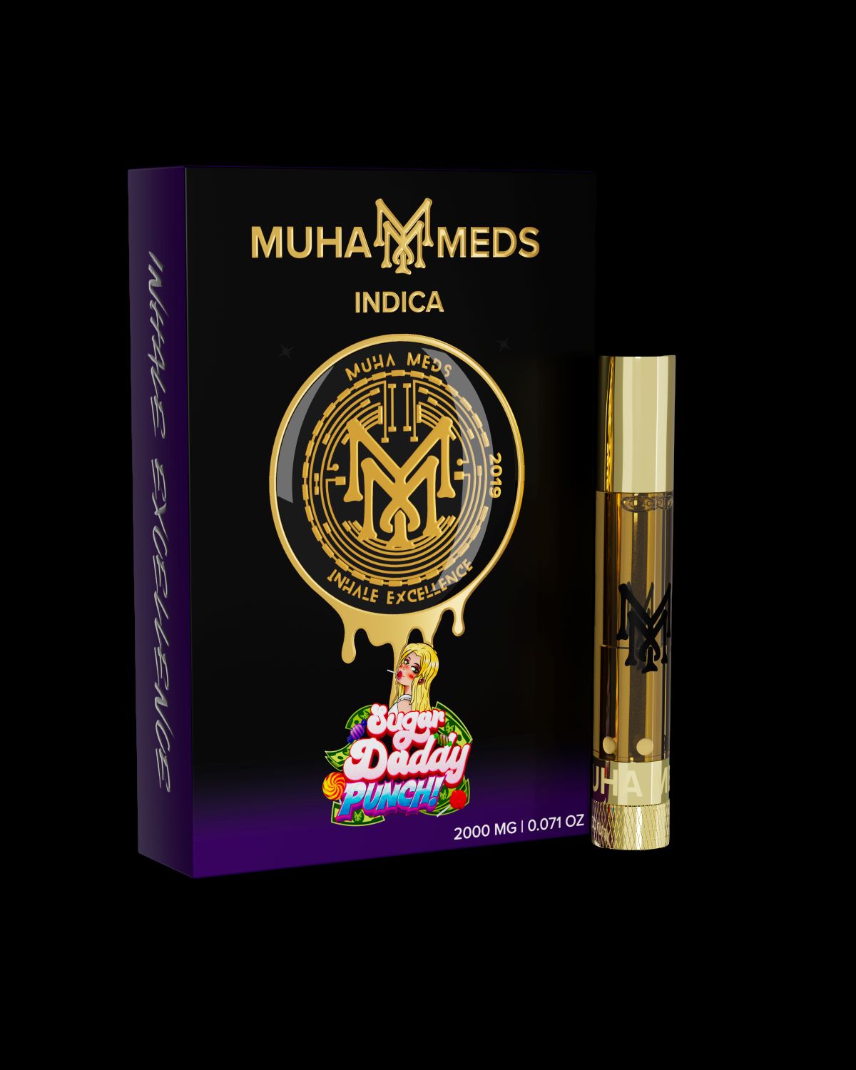 Photograph of product: MUHA MEDS - SUGAR DADDY PUNCH - VAPE CART