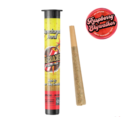 Photograph of product: Raspberry Skywalker OG Infused Preroll