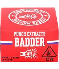 Photograph of product: Punch Extracts - BHO Badder Black Runtz 1g - Punch Extracts - BHO Badder Black Runtz 1g