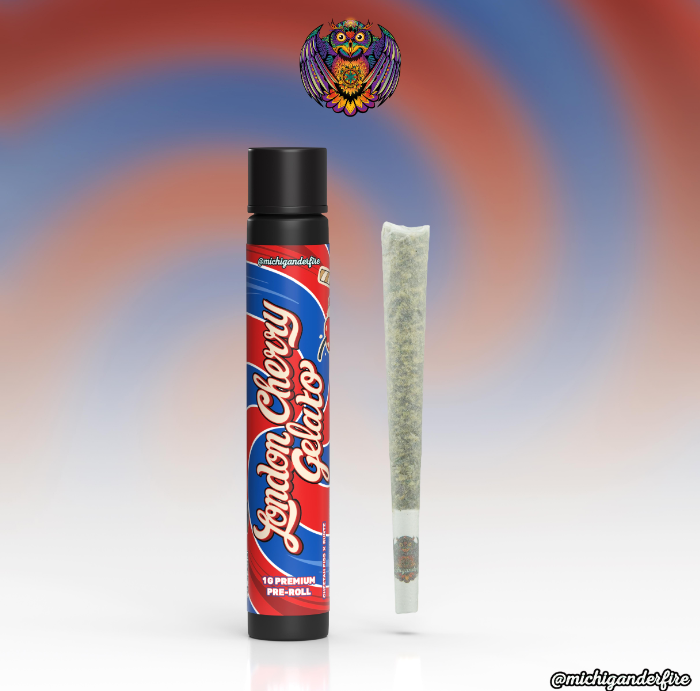 Photograph of product: LONDON CHERRY GELATO - PRE-ROLL