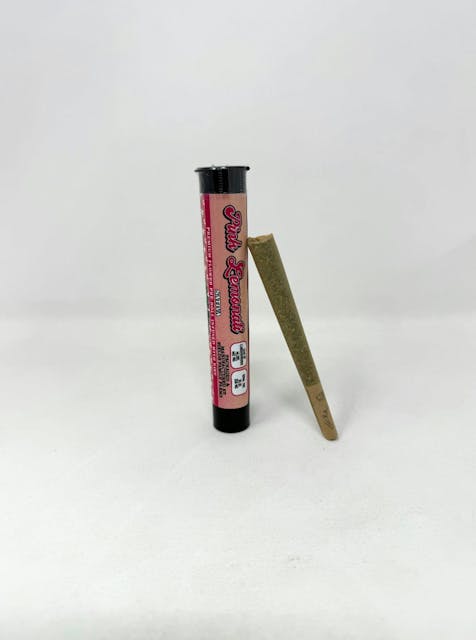 Photograph of product: Pink Lemonati 1g Kief Infused Single Pre Roll - 