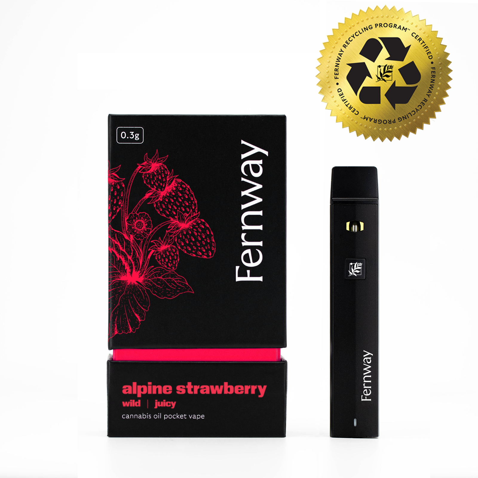 Photograph of product: Alpine Strawberry | AIO Traveler | 2.0g