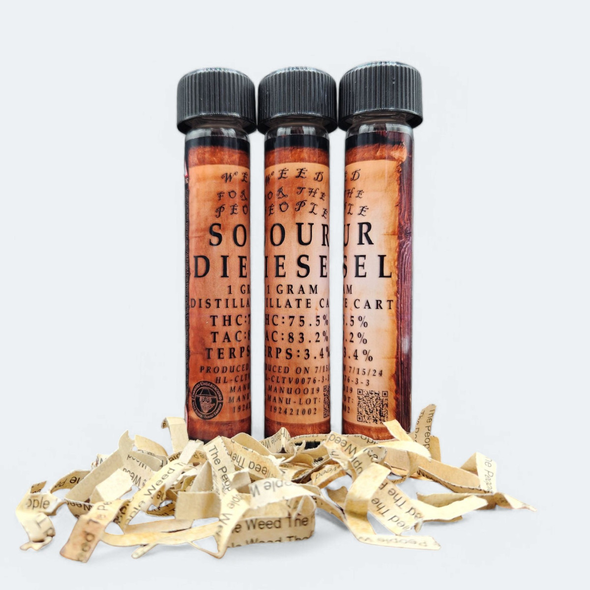 Photograph of product: Farmer's Underground | Sour Diesel | 1g Distillate Vape Cart